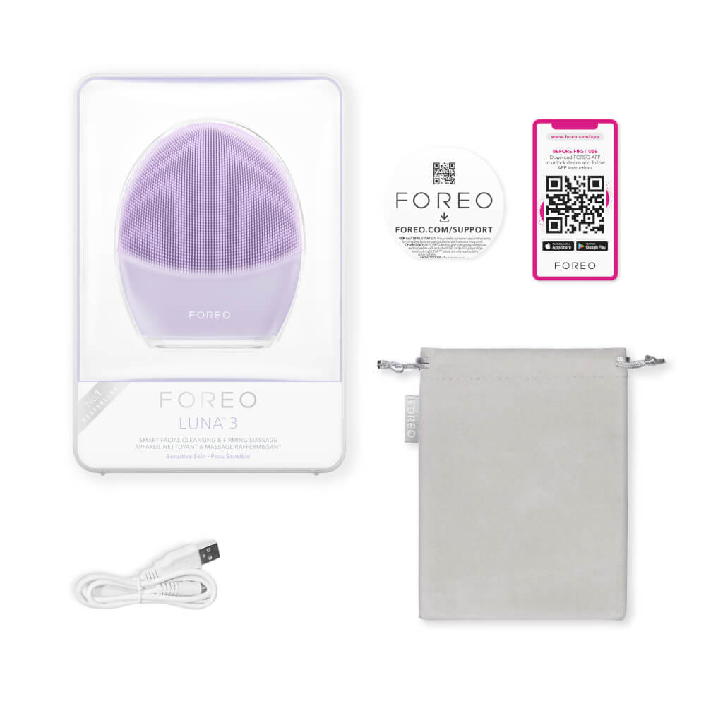 เครื่องล้างหน้าอัจฉริยะ FOREO LUNA 3 Sensitive Skin